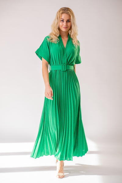 Zelené maxi šaty Saskia