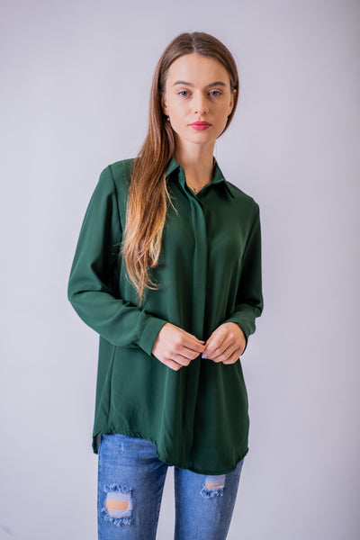 Zelená košeľa Evie - UNI - Top