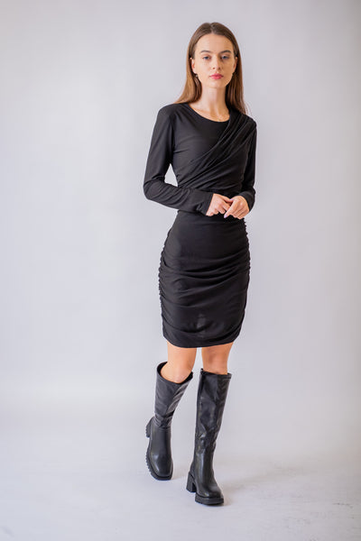 Čierne elegantné šaty Maddy - UNI - Šaty