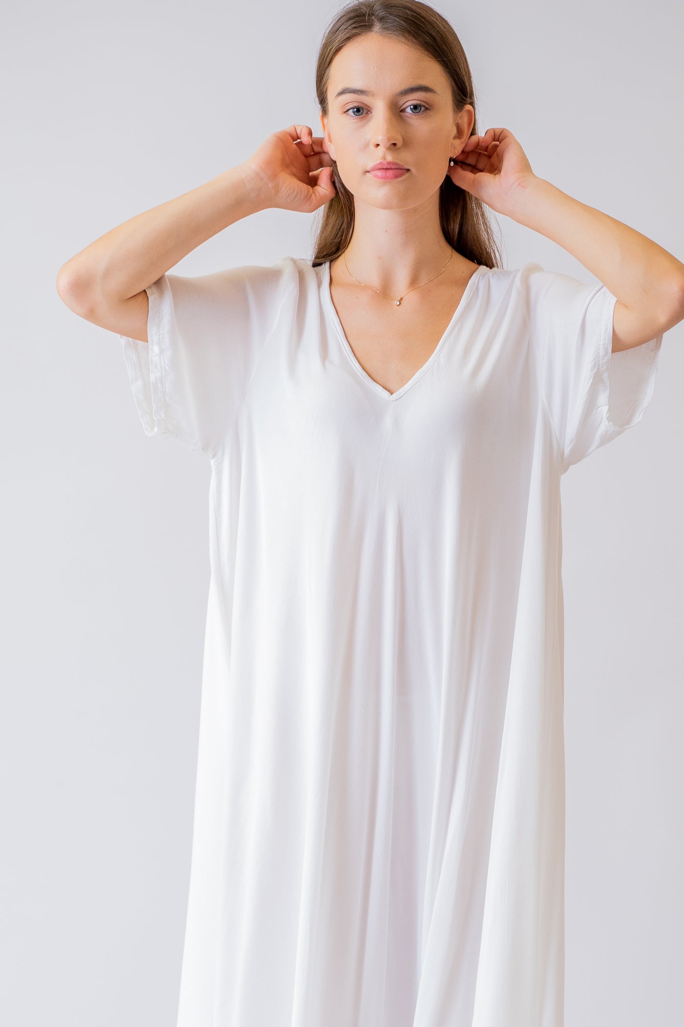 Biele vzdušné šaty Gotta - UNI - Šaty