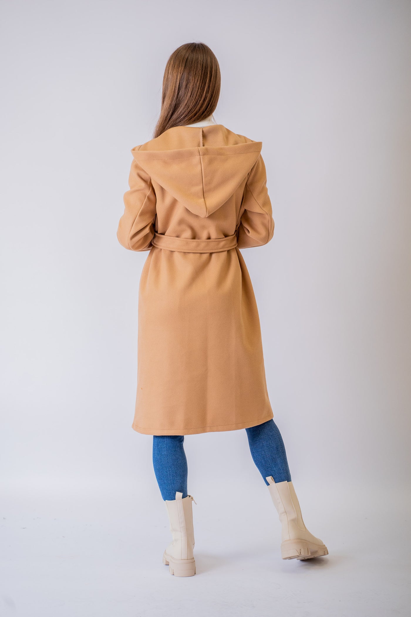 Svetlo hnedý kabát Cynthia - UNI - kabát a bunda